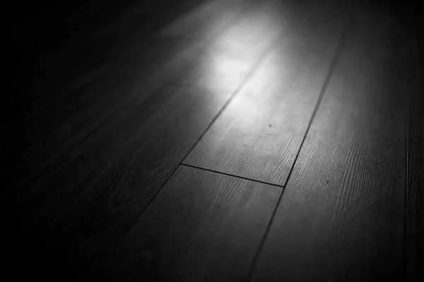 Mörk parkett på golv — Stockfoto