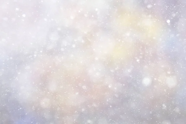 texture of snowflakes on blurry background