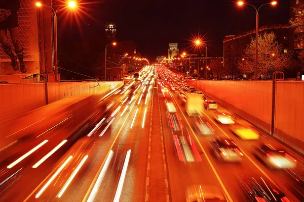 City,  cars on  road — Stock Photo, Image