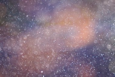 kar taneleri üzerinde bulanık arka plan dokusu 