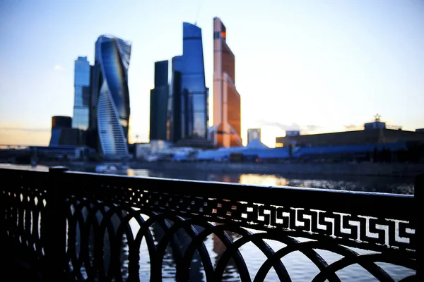 Бізнес центр Москва місто — стокове фото