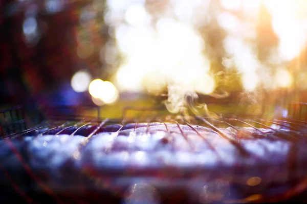 Pescado en la parrilla en la calle —  Fotos de Stock