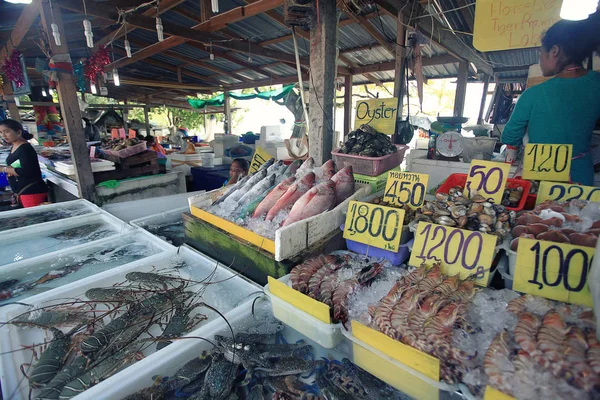 Mercado asiático de pescado — Foto de Stock