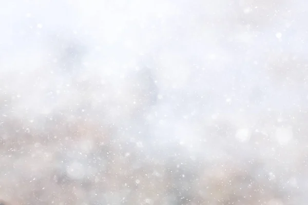 Kar taneleri üzerinde bulanık arka plan dokusu — Stok fotoğraf
