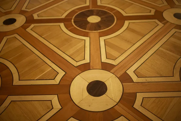 Wooden parquet with a beautiful pattern — Stock Photo, Image