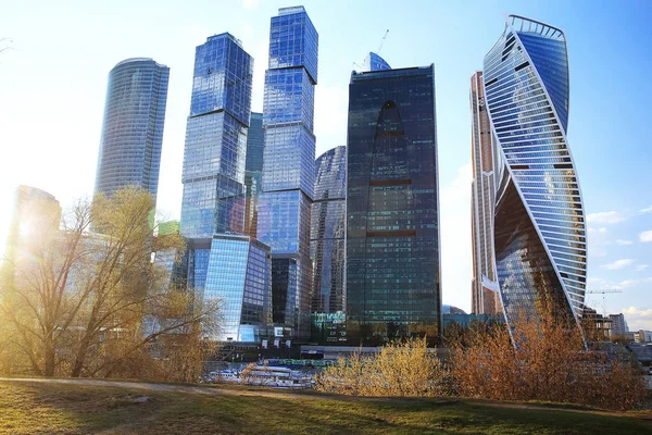 Centro de negocios de Moscú — Foto de Stock