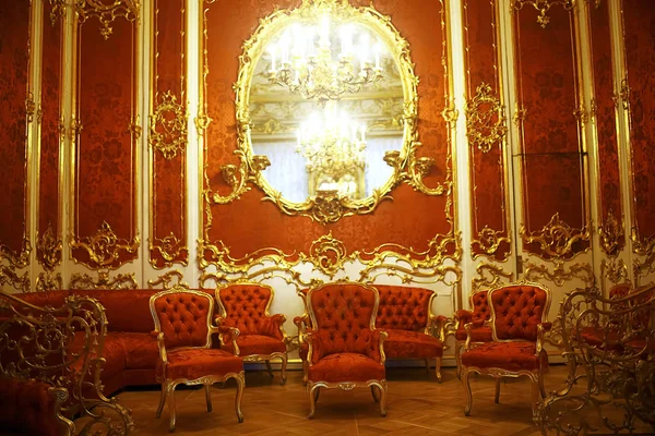 Luxury Interior in the Peterhof — Stock Photo, Image