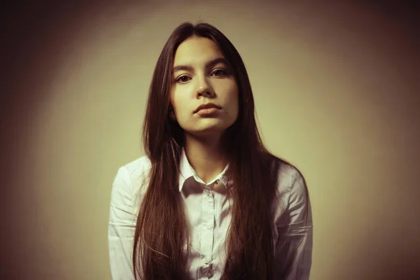 Thoughtful teenage girl — Stock Photo, Image