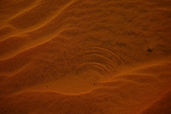 Textur des Sandes in der Wüste — Stockfoto