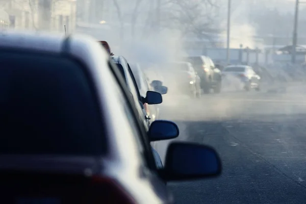 Ciudad coches de calle — Foto de Stock