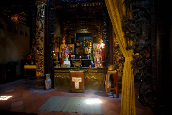 The interior of the temple in Asia — Stock Photo, Image