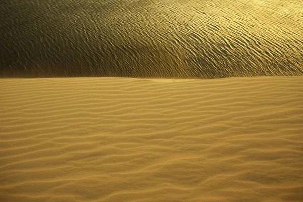 Playa de arena por la tarde — Foto de Stock