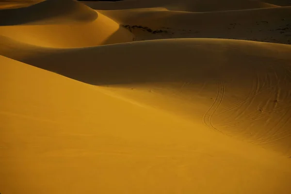 Dune di sabbia nel deserto — Foto Stock