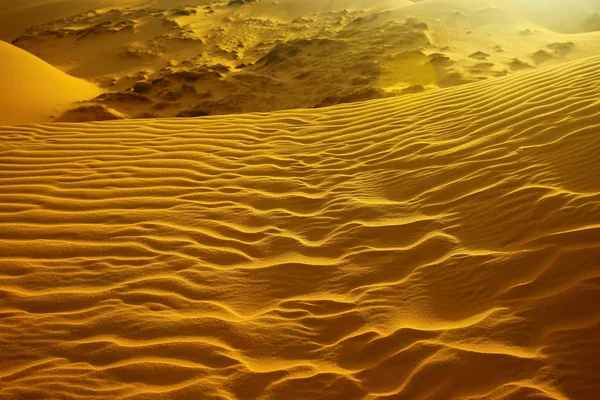 Dunas de areia no deserto — Fotografia de Stock