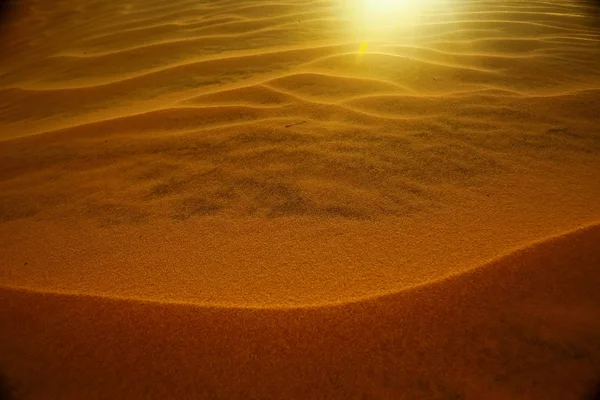 Dunas de areia no deserto — Fotografia de Stock