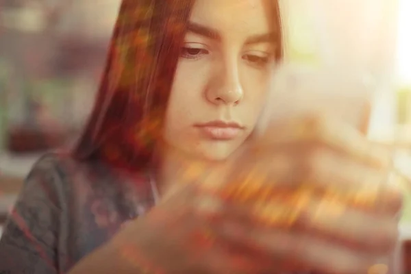 Pensive young woman — Stock Photo, Image