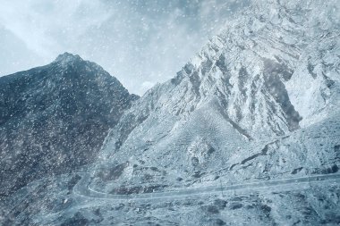 Himalaya Dağları Tibet'te   