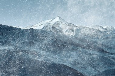 Himalaya Dağları Tibet'te   