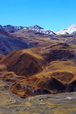 Himalaya Dağları Tibet'te   