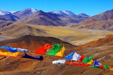 Himalaya Dağları'nda kutsal Gölü