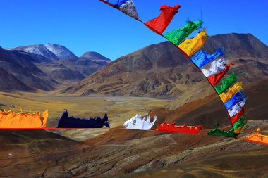 Himalaya Dağları'nda kutsal Gölü