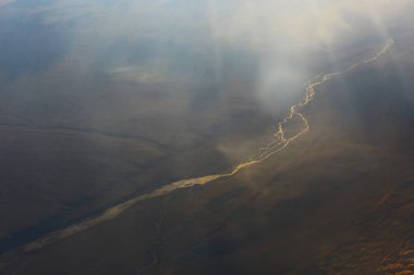 Havadan görünümü yer. Wilderness şaşırtıcı panorama  
