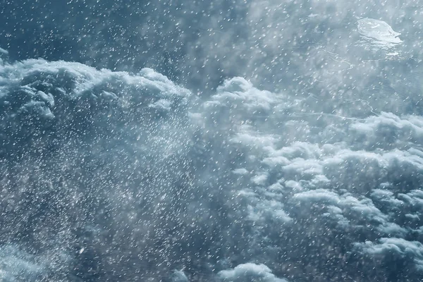 Драматичне Хмарне Небо Холодна Сніжна Погода Взимку — стокове фото