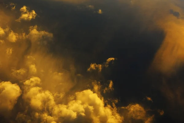 Fundo Aquarela Criativo Céu Nublado Dramático Fantástico Colorido Cloudscape — Fotografia de Stock