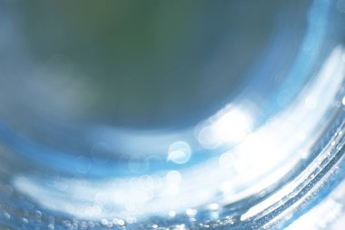 bulanık lens flare arka plan, beyaz ve mavi ışık