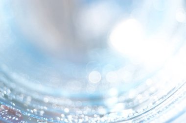 bulanık lens flare arka plan, beyaz ve mavi ışık