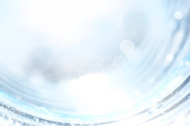 bulanık lens flare arka plan, beyaz ve mavi ışık