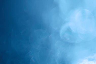 Mavi duman ile soyut sihirli doku, fantezi arka plan bulanık.  