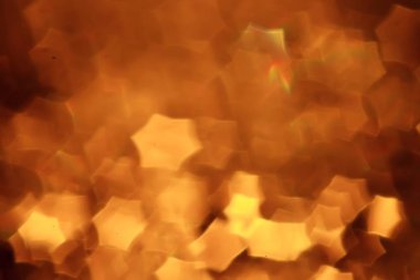 Altın bokeh ışıkları ile soyut sihirli doku, fantezi arka plan bulanık.   