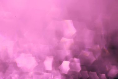 Doku pembe bokeh ışıkları ile  