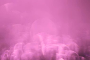 Doku pembe bokeh ışıkları ile  