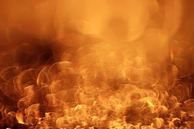 Altın bokeh ışıkları ile soyut sihirli doku, fantezi arka plan bulanık.   