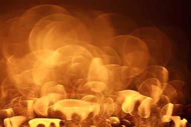 Altın bokeh ışıkları ile soyut sihirli doku, fantezi arka plan bulanık.   