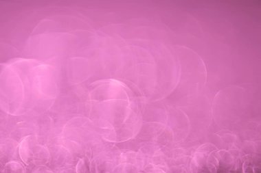 Doku pembe bokeh ışıkları ile  