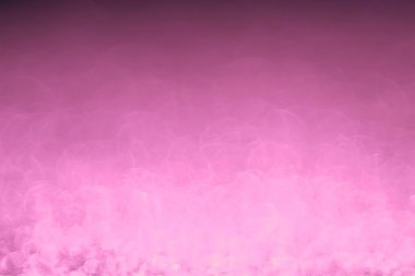 Doku pembe bokeh ışıkları ile  