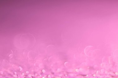 Doku pembe bokeh ışıkları ile  