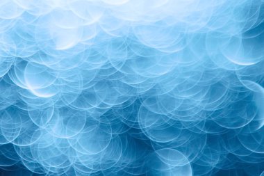 Mavi bokeh ışıkları ile soyut sihirli doku, fantezi arka plan bulanık.   