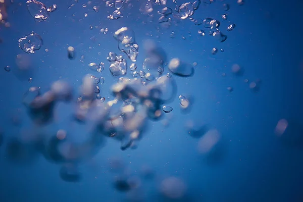 Luftblasen unter Wasser — Stockfoto