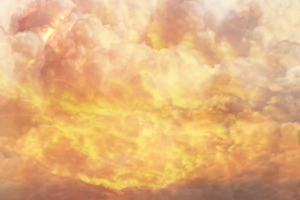 劇的な曇り空の創造的な水彩画の背景 幻想的なカラフルな Cloudscape — ストック写真
