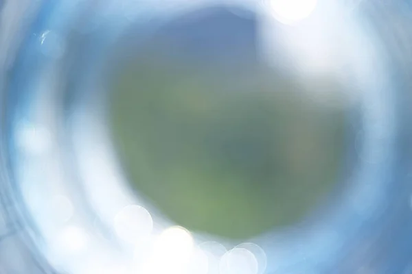 Blurry Lens Flare Abstract Background White Blue Light — Stock Photo, Image