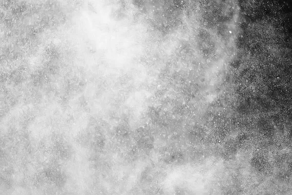 Bufera nevosa e nebbia — Foto Stock