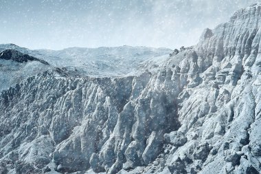 Himalaya Dağları Tibet'te   