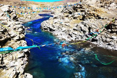 Himalaya Dağları'nda kutsal Gölü