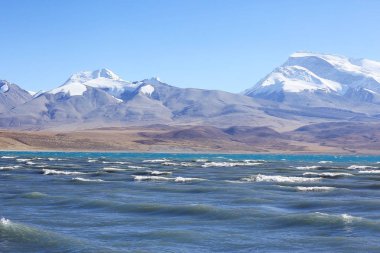 Himalaya Dağları'nda kutsal Gölü