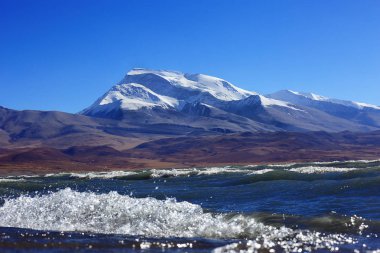 Himalaya dağ ve göl