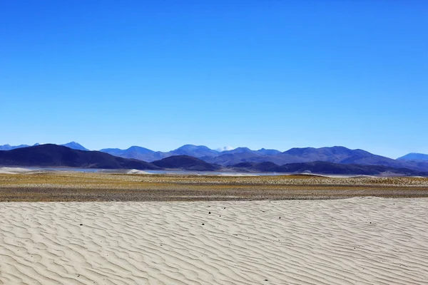 风景如画的青藏高原山脉 神奇的荒野全景 — 图库照片